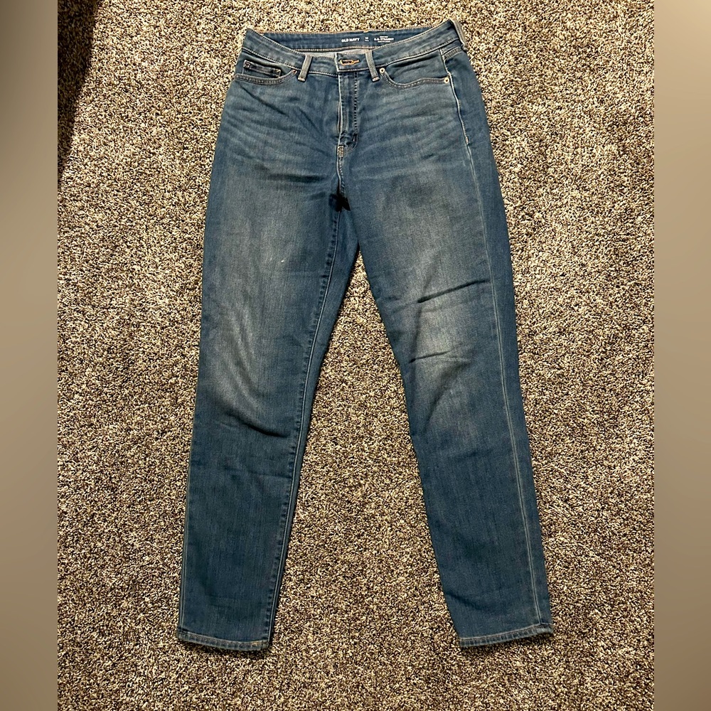 Old Navy OG Straight Built In Warm Jeans Size 10 Tall